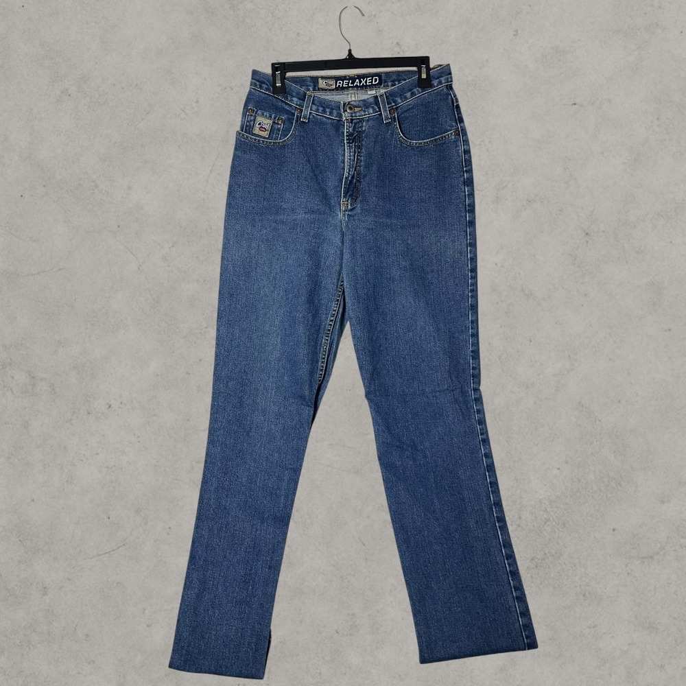 Cruel Girl Relaxed Jeans Y2K High Rise Straight Leg Blue Denim Size 11XL